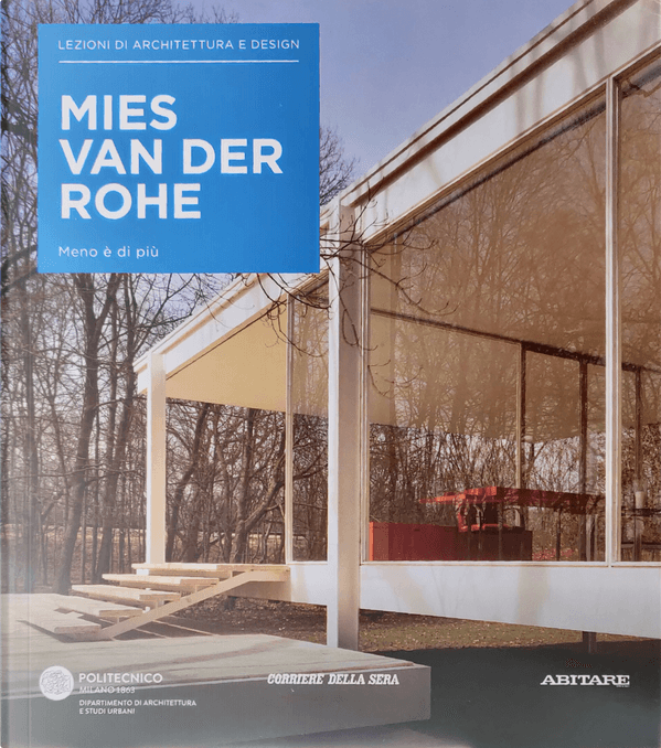 Copertina volume su Mies van der Rohe — progetto principale di Carmen Belardo