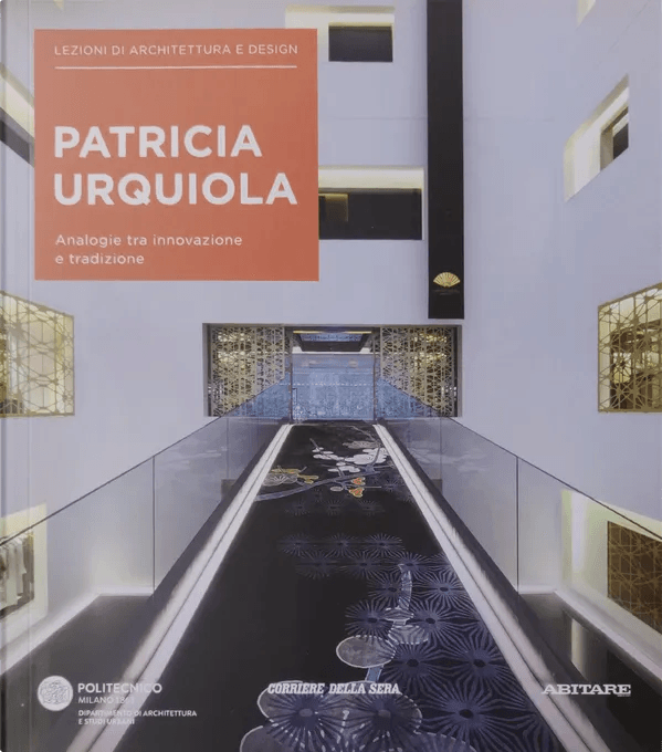 Copertina volume su Patricia Urquiola — progetto principale di Carmen Belardo